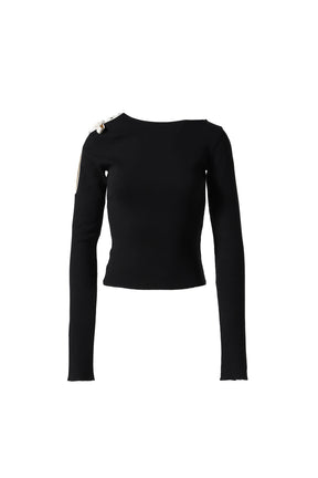 LOUISA LONG SLEEVE / BLK