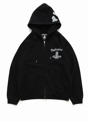 ZIP-UP HOODIE BOXY FIT / MONOCHROME