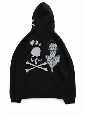 ZIP-UP HOODIE BOXY FIT / MONOCHROME