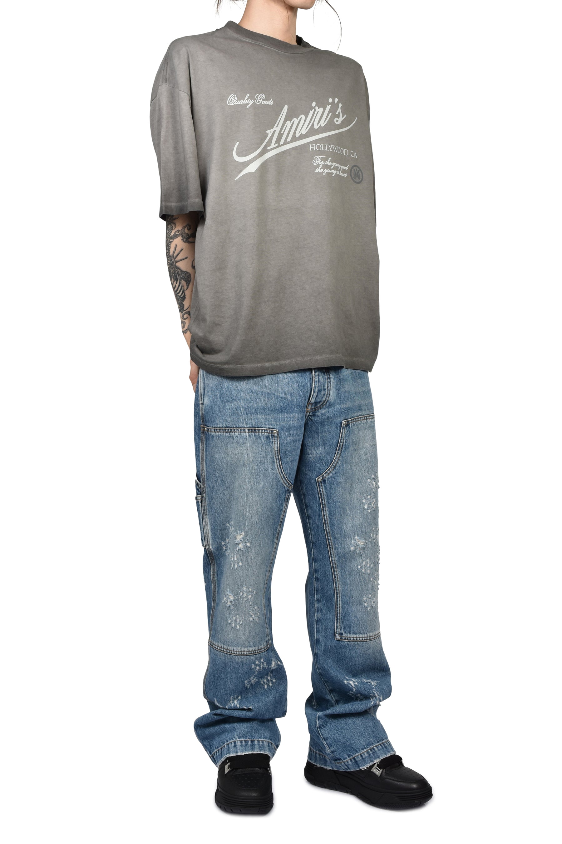 CRYST QLTY GOODS LJ SKATE TEE / BLK