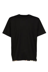 HAWAIIAN OUTDOOR PIPING T-SHIRT / BLK