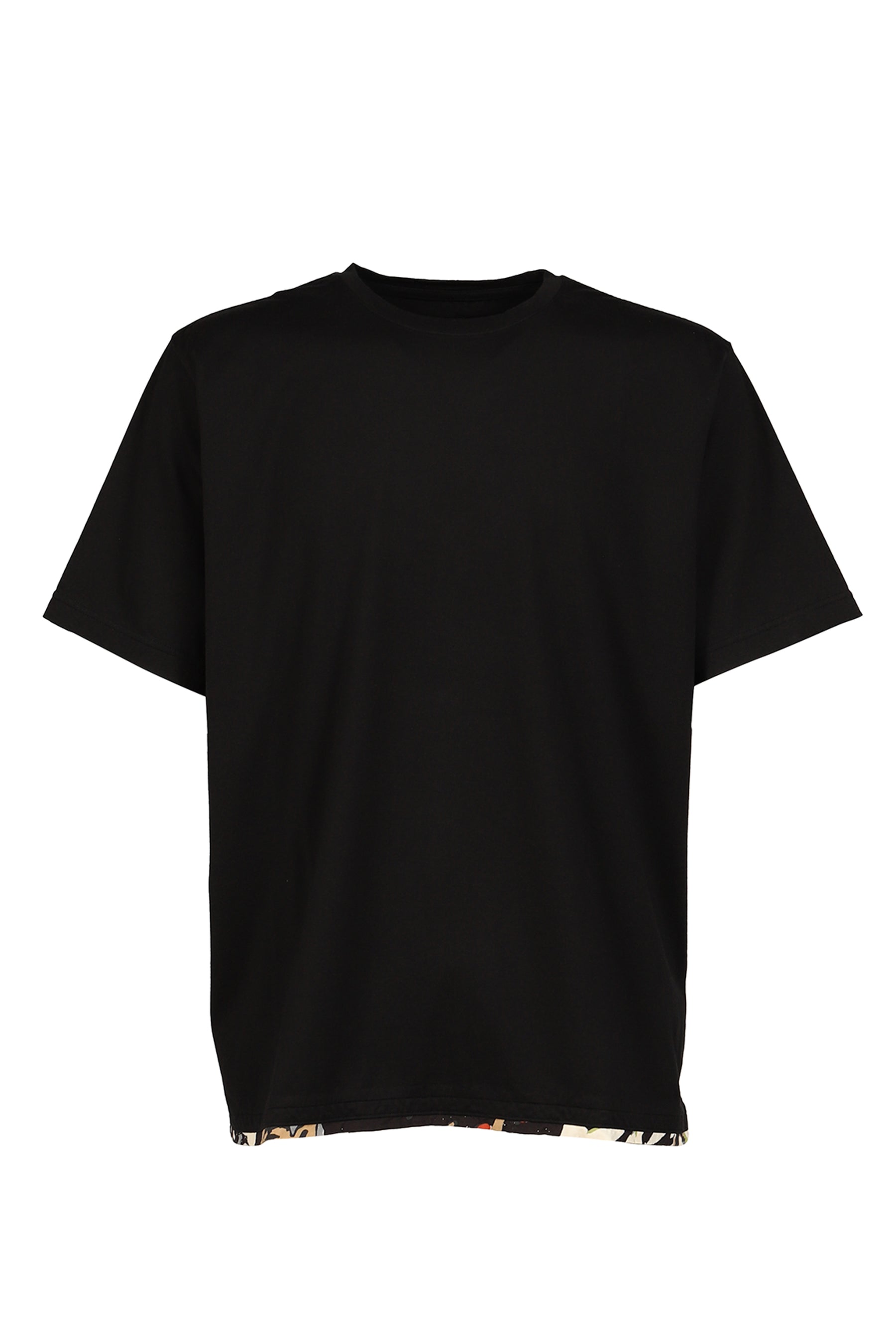 HAWAIIAN OUTDOOR PIPING T-SHIRT / BLK