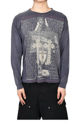 HOLLYWOOD COURONNNE LS T-SHIRT / ANTIQUE PURPLE