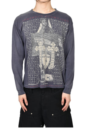 HOLLYWOOD COURONNNE LS T-SHIRT / ANTIQUE PURPLE