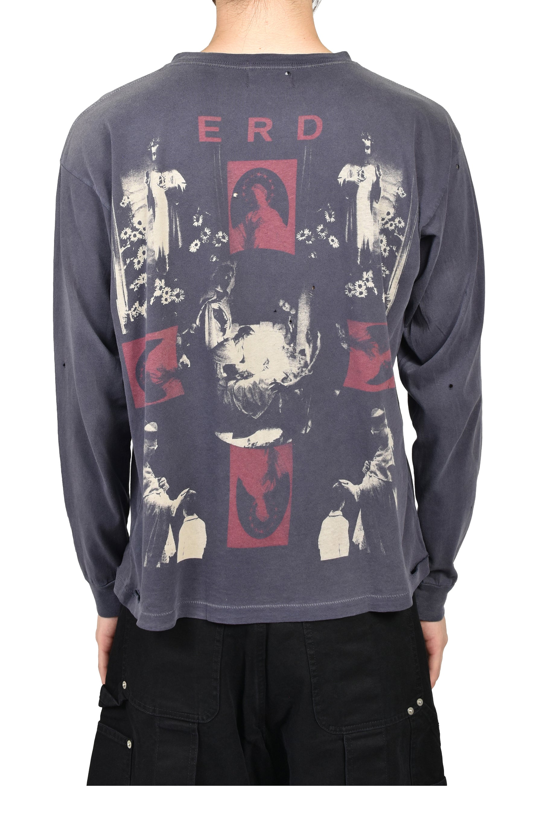 HOLLYWOOD COURONNNE LS T-SHIRT / ANTIQUE PURPLE