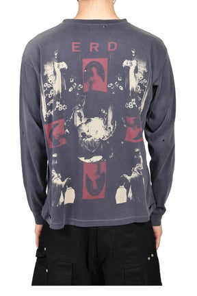 HOLLYWOOD COURONNNE LS T-SHIRT / ANTIQUE PURPLE
