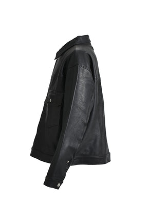 BREATH NEWRICH LEATHER 1st JACKET / BLK