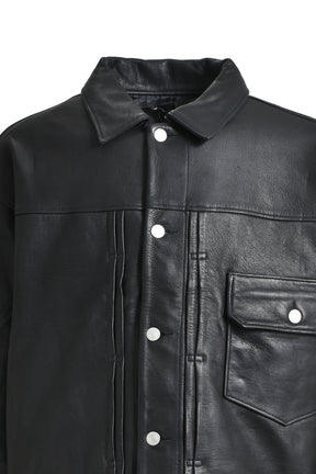 BREATH NEWRICH LEATHER 1st JACKET / BLK
