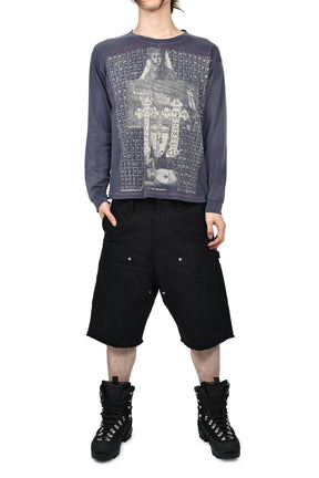 HOLLYWOOD COURONNNE LS T-SHIRT / ANTIQUE PURPLE