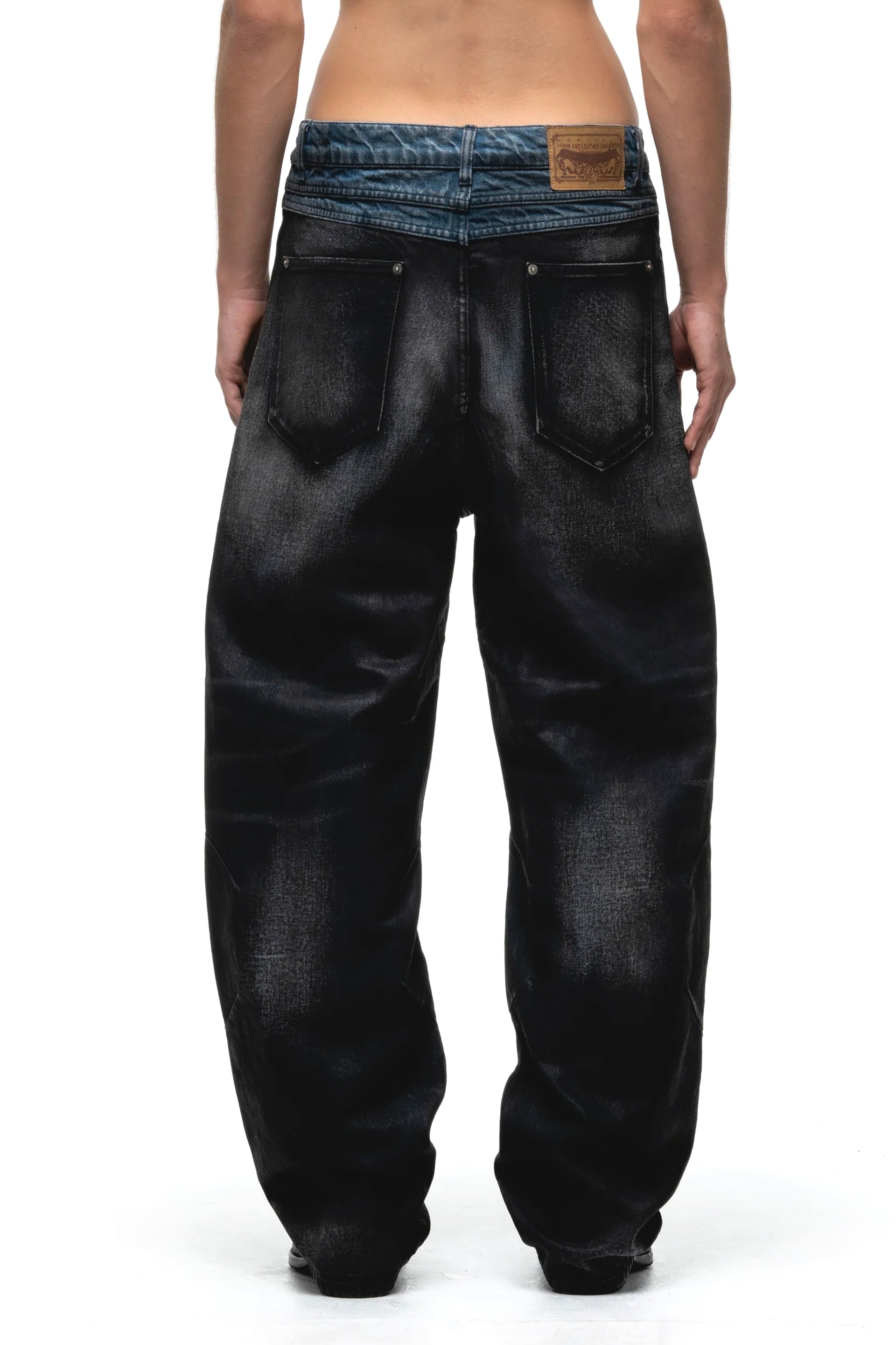 NO FAITH STUDIOS ワイドデニム ブラック On sale from June 6th (Friday) NO/FAITH STUDIOS RAW DENIM