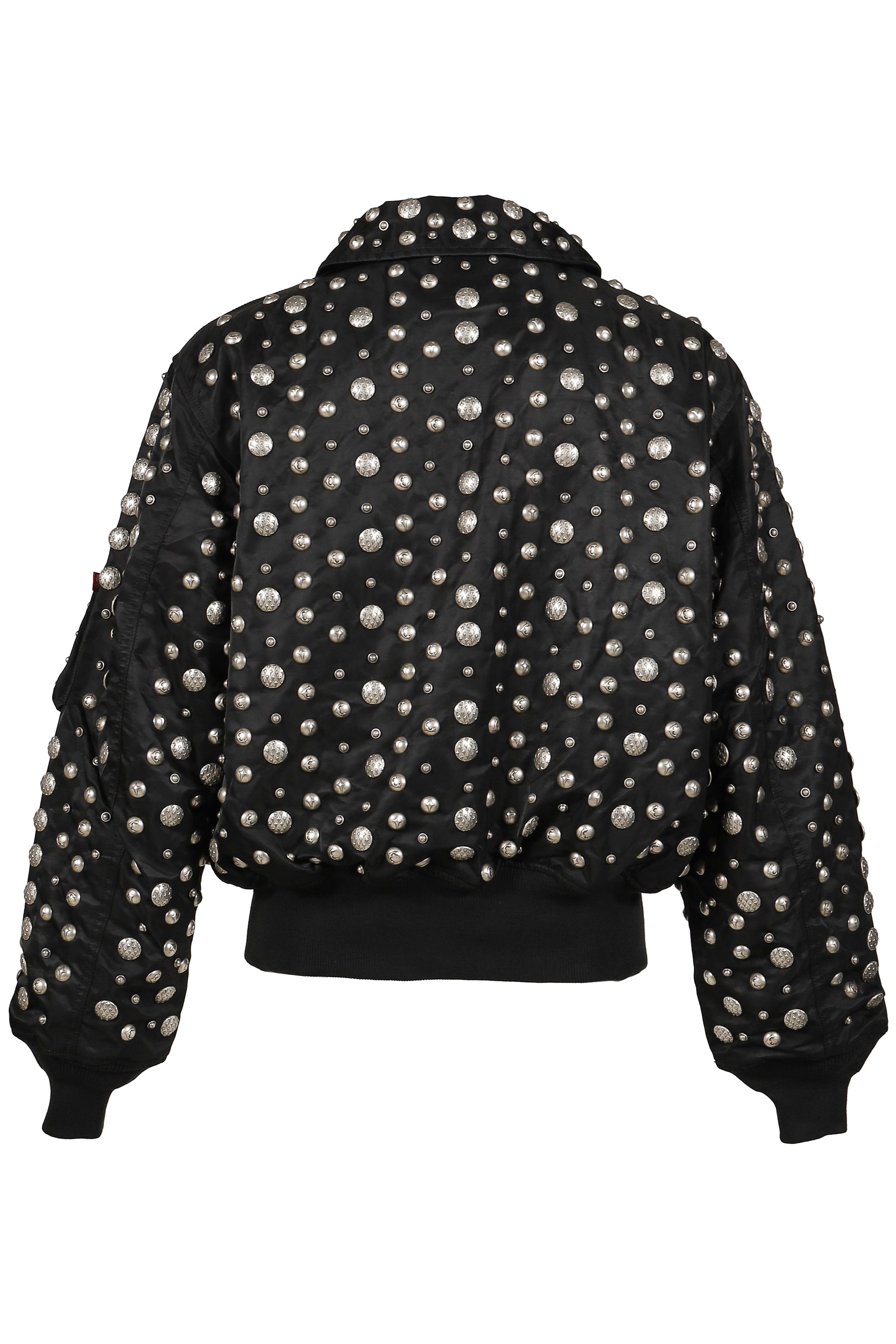 AI CWU 45/P FLIGHT JACKET (ALL OVER RIVET VERSION) / BLK 