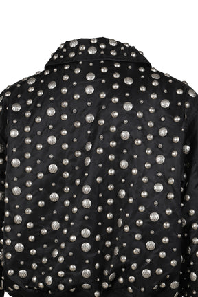 AI CWU 45/P FLIGHT JACKET (ALL OVER RIVET VERSION) / BLK 