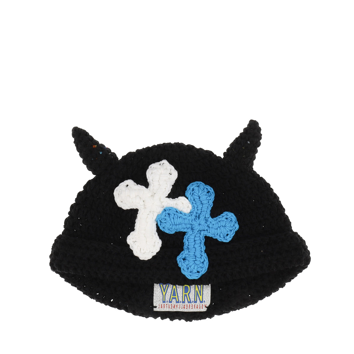 Y.A.R.N ビーニー　NUBIAN Y.A.R.N. ヤーン SS26 3D CROSS KNIT EARBEANIE / MULTI - NUBIAN ヌビアン