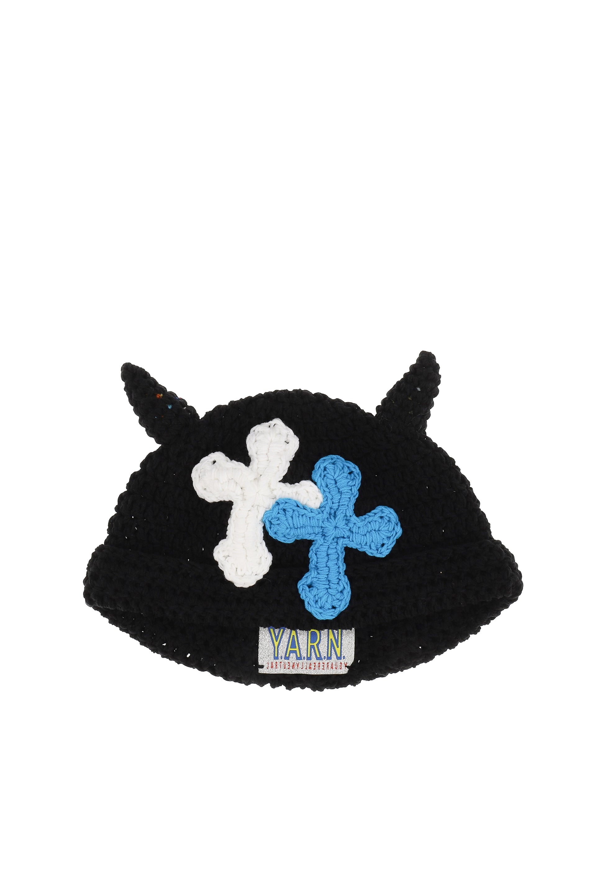 3D CROSS KNIT EARBEANIE / MULTI