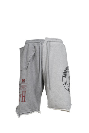 RECONSTRUCTED SWEAT SHORTS / GRY