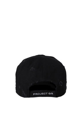 UPCYCLED RACING CAP / WASHED BLK