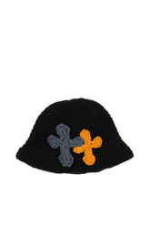 Y.A.R.N. ヤーン FW25 3D CROSS KNITHAT / BLK - NUBIAN ヌビアン