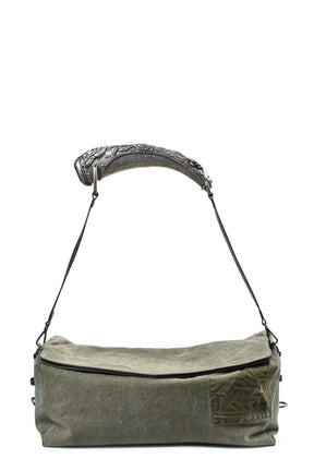 ROSE HANDLE WEEKEND BAG / VINTAGE OLV