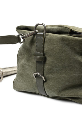 ROSE HANDLE WEEKEND BAG / VINTAGE OLV