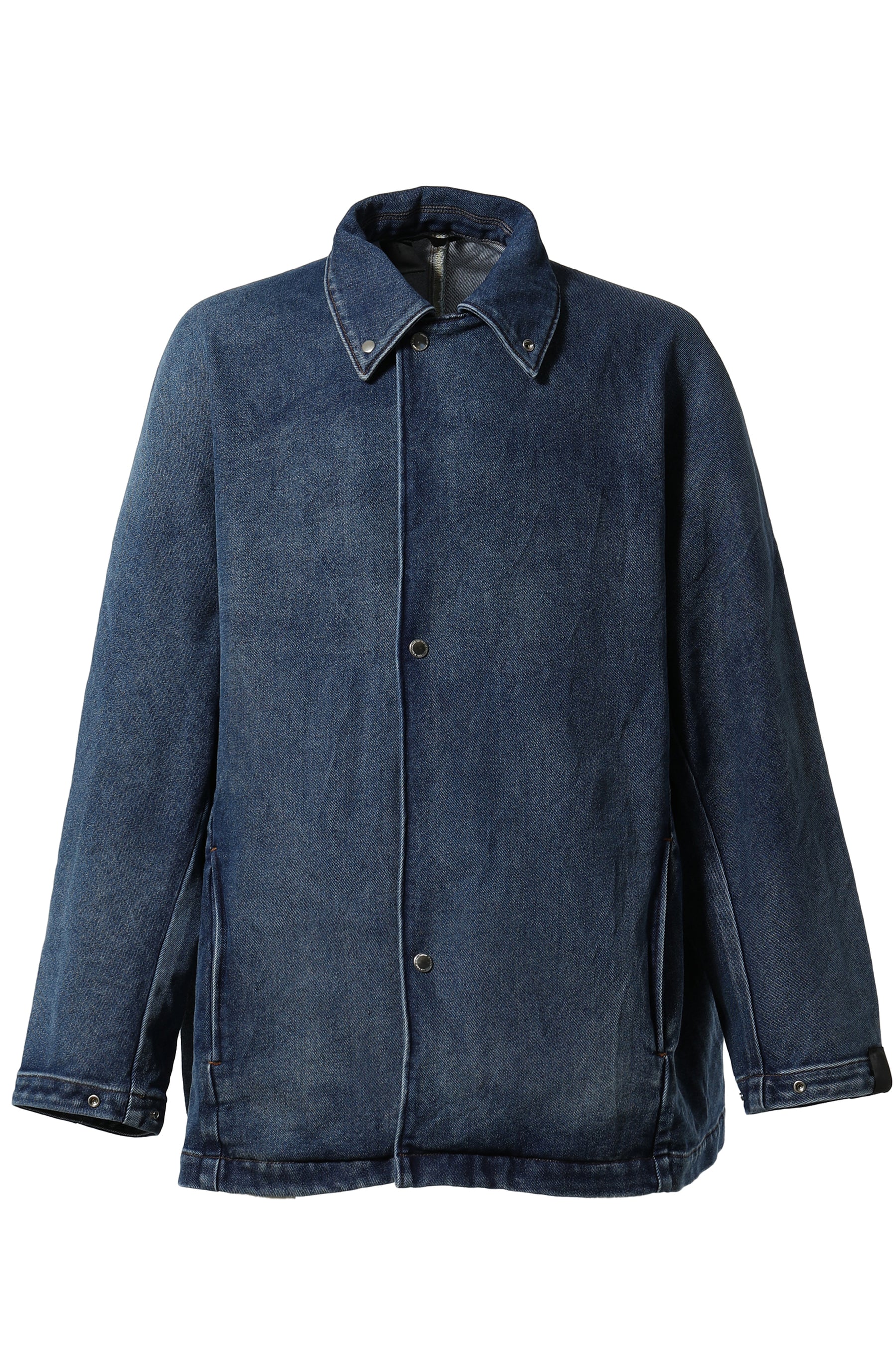 N.HOOLYWOOD SS23 SHORT BALMACAAN COAT / BLU -NUBIAN