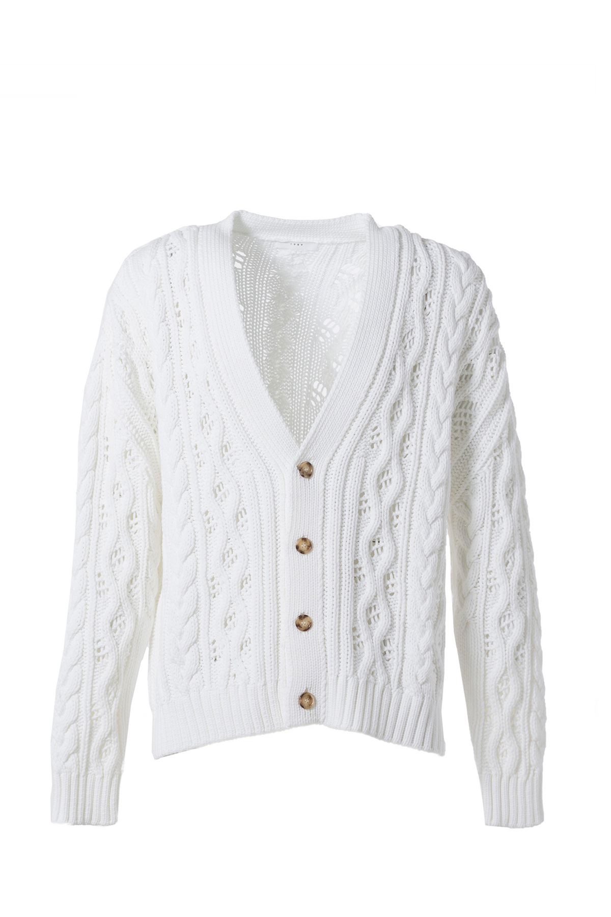 CABLE KNIT CARDIGAN SWEATER / CR_ME