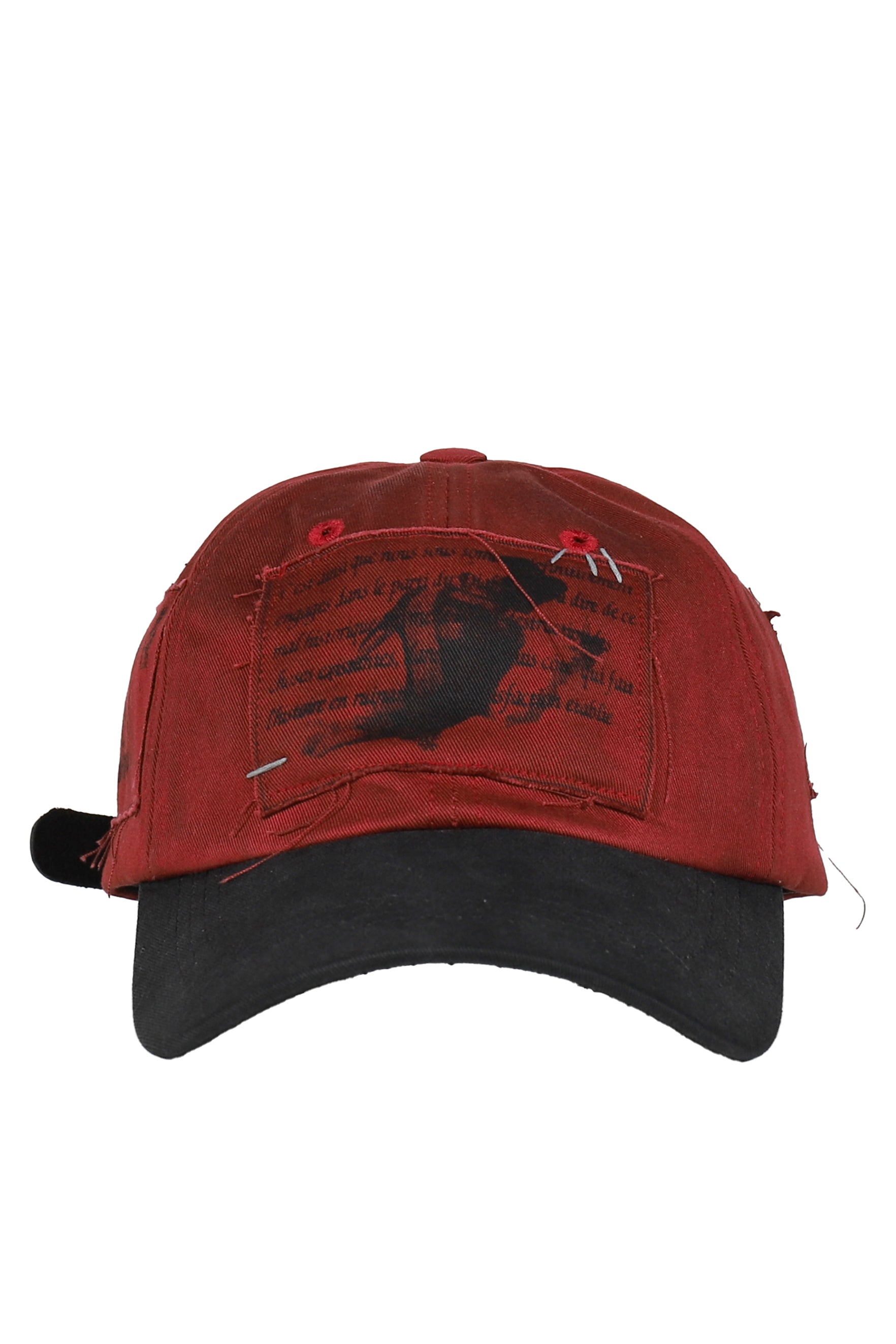 NAPOLEON 6-PANEL HAT / RED BLK