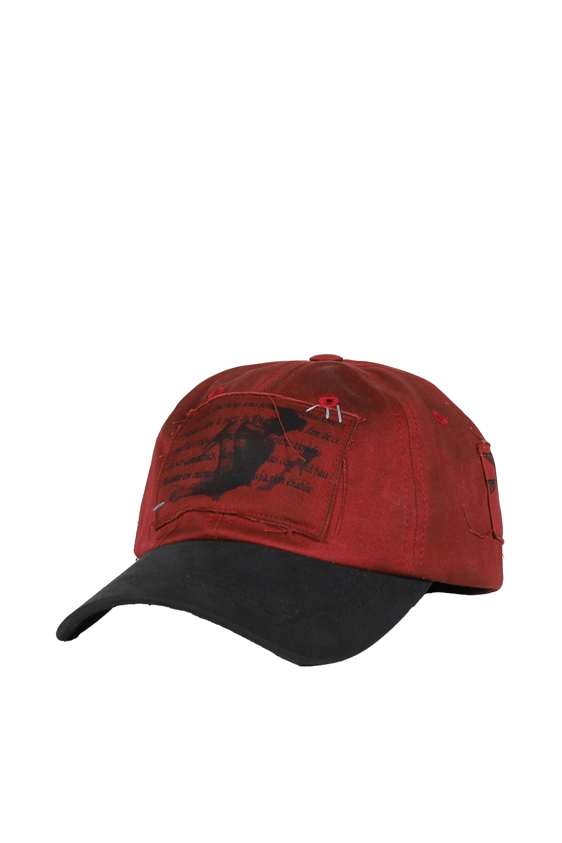 ENFANTS RICHES DÉPRIMÉS NAPOLEON 6-PANEL HAT / RED BLK