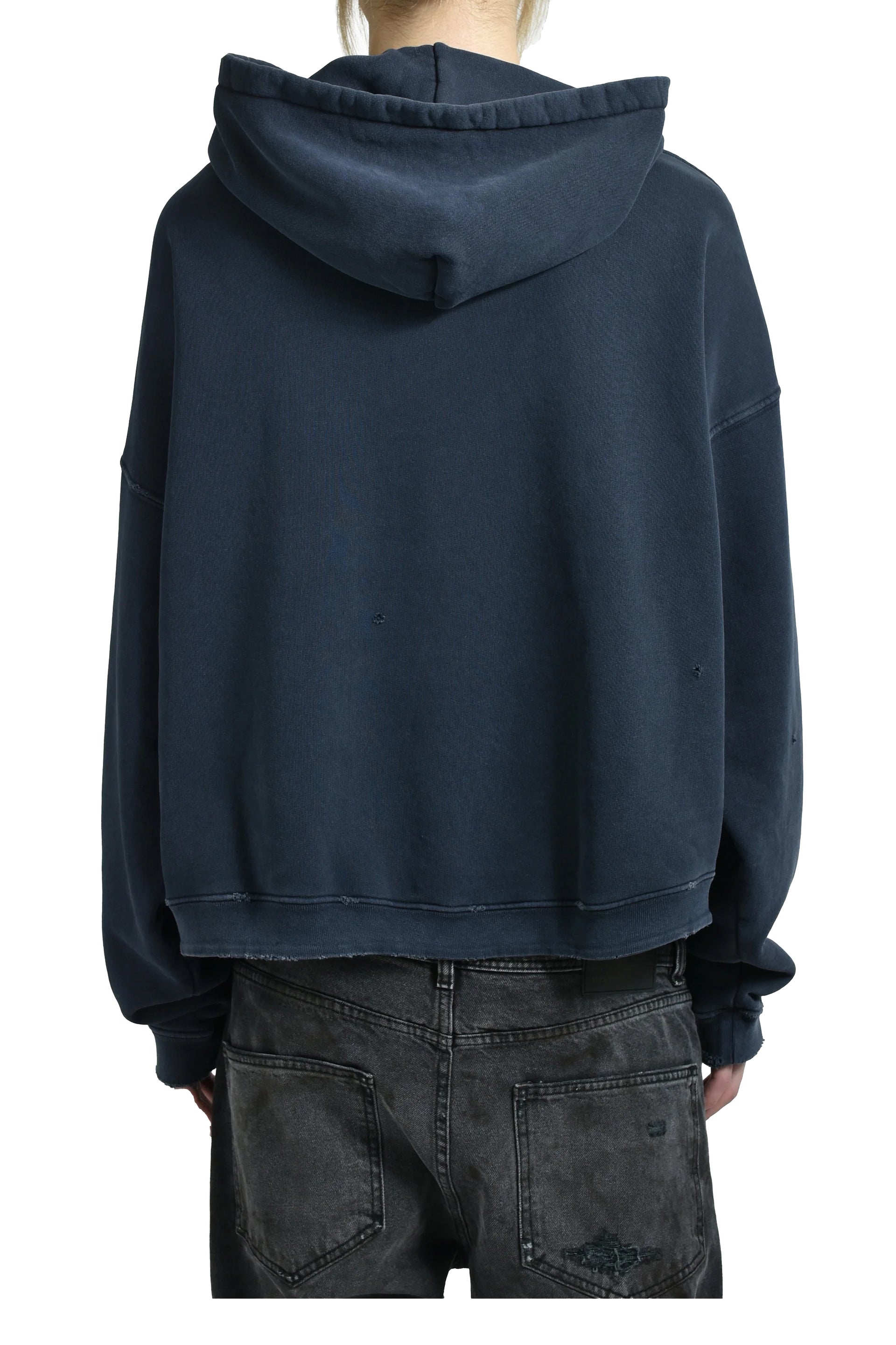 CLASSIC LOGO HOODIE / FADED BLK