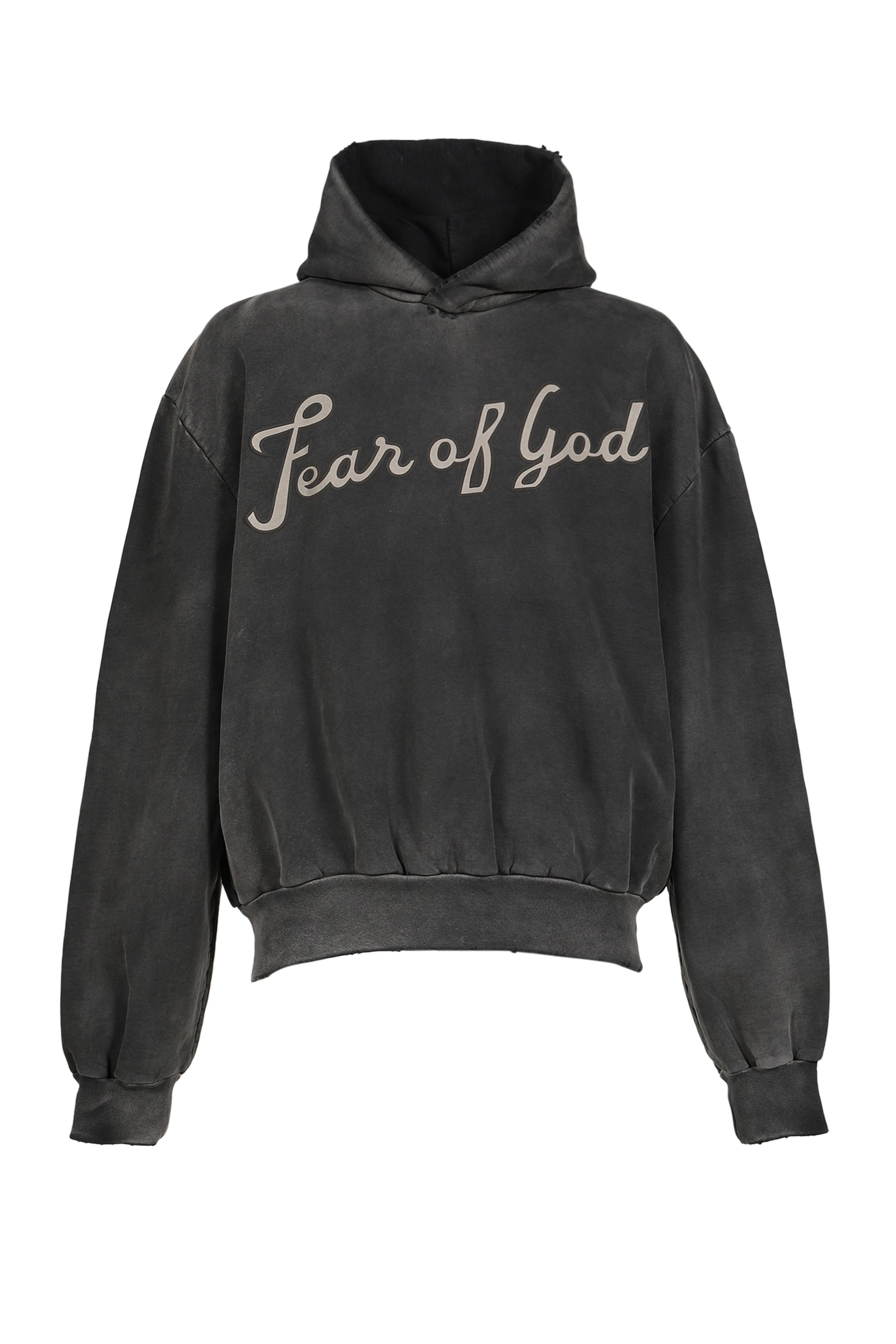 "26" CLASSIC FIT HALF RAGLAN HOODIE / OFF BLK