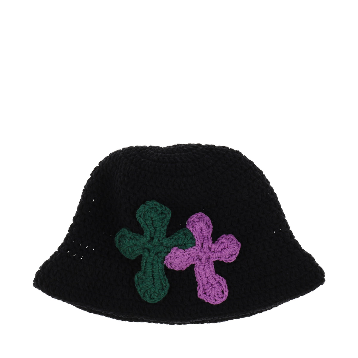 Y.A.R.N. ヤーン FW25 3D CROSS KNITHAT / BLK - NUBIAN ヌビアン