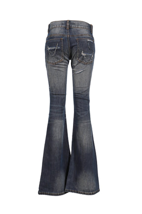 CROSS CHAIN ​​BLUE DRIFT JEANS / BLU