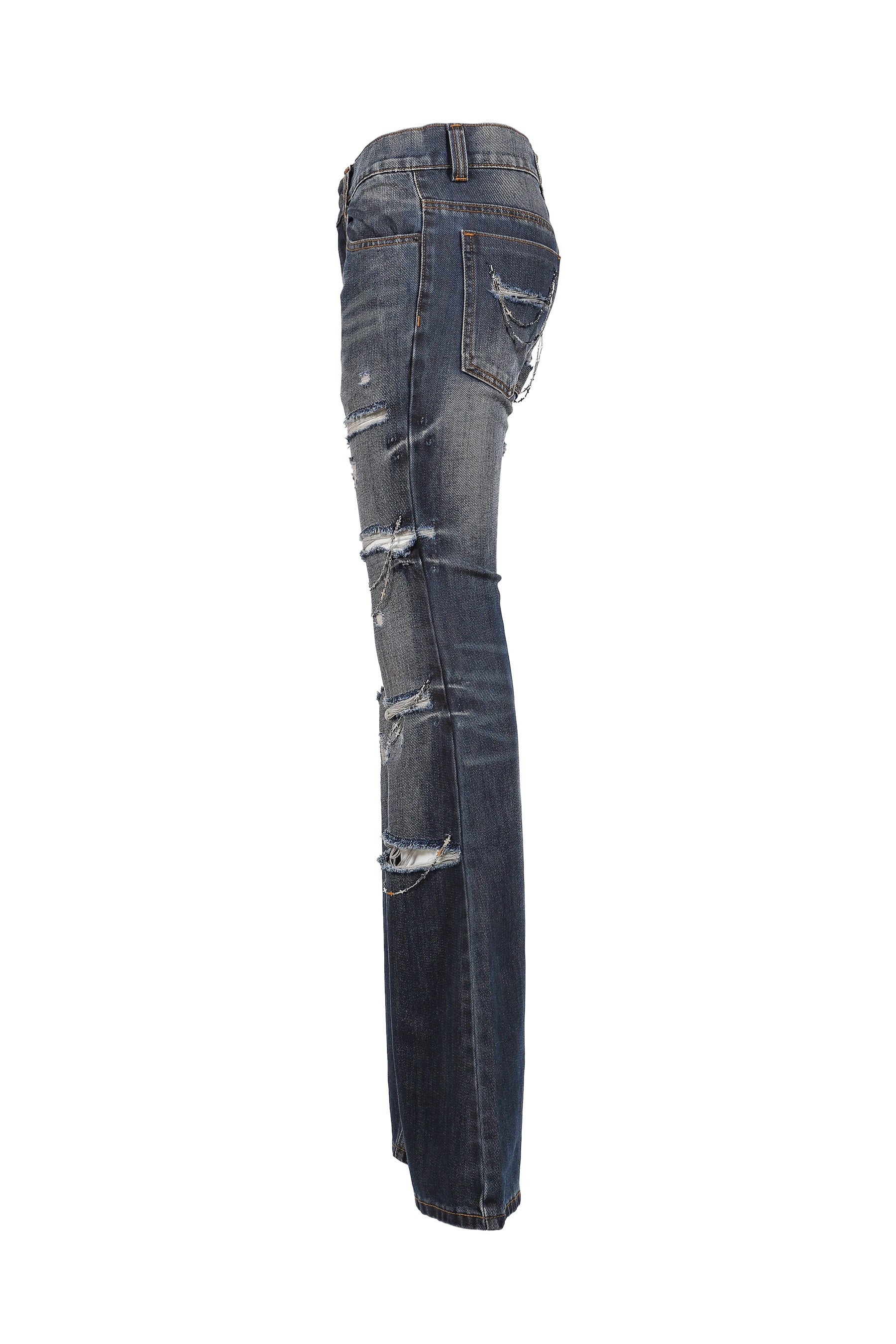 CROSS CHAIN ​​BLUE DRIFT JEANS / BLU