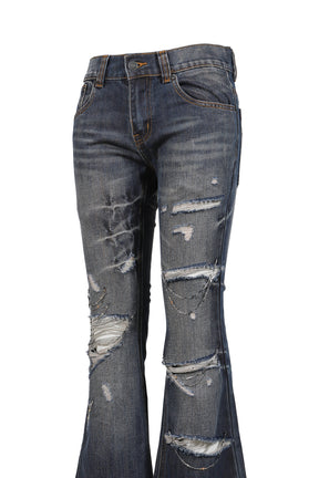 CROSS CHAIN ​​BLUE DRIFT JEANS / BLU