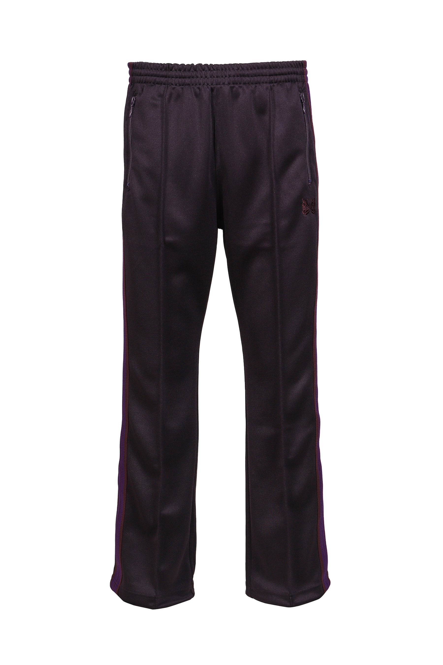 BOOT-CUT TRACK PANT - POLY SMOOTH / PUR