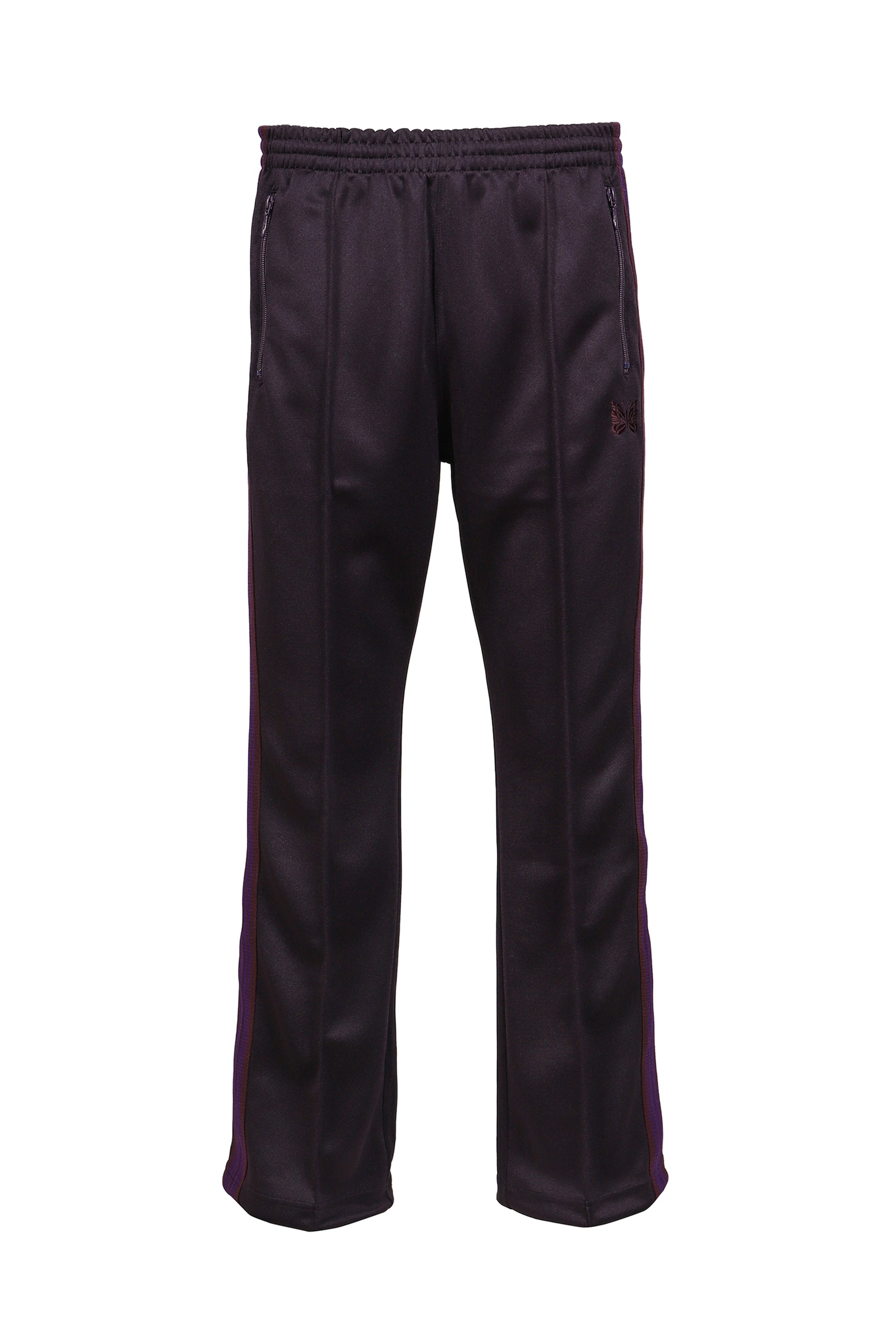 BOOT-CUT TRACK PANT - POLY SMOOTH / PUR