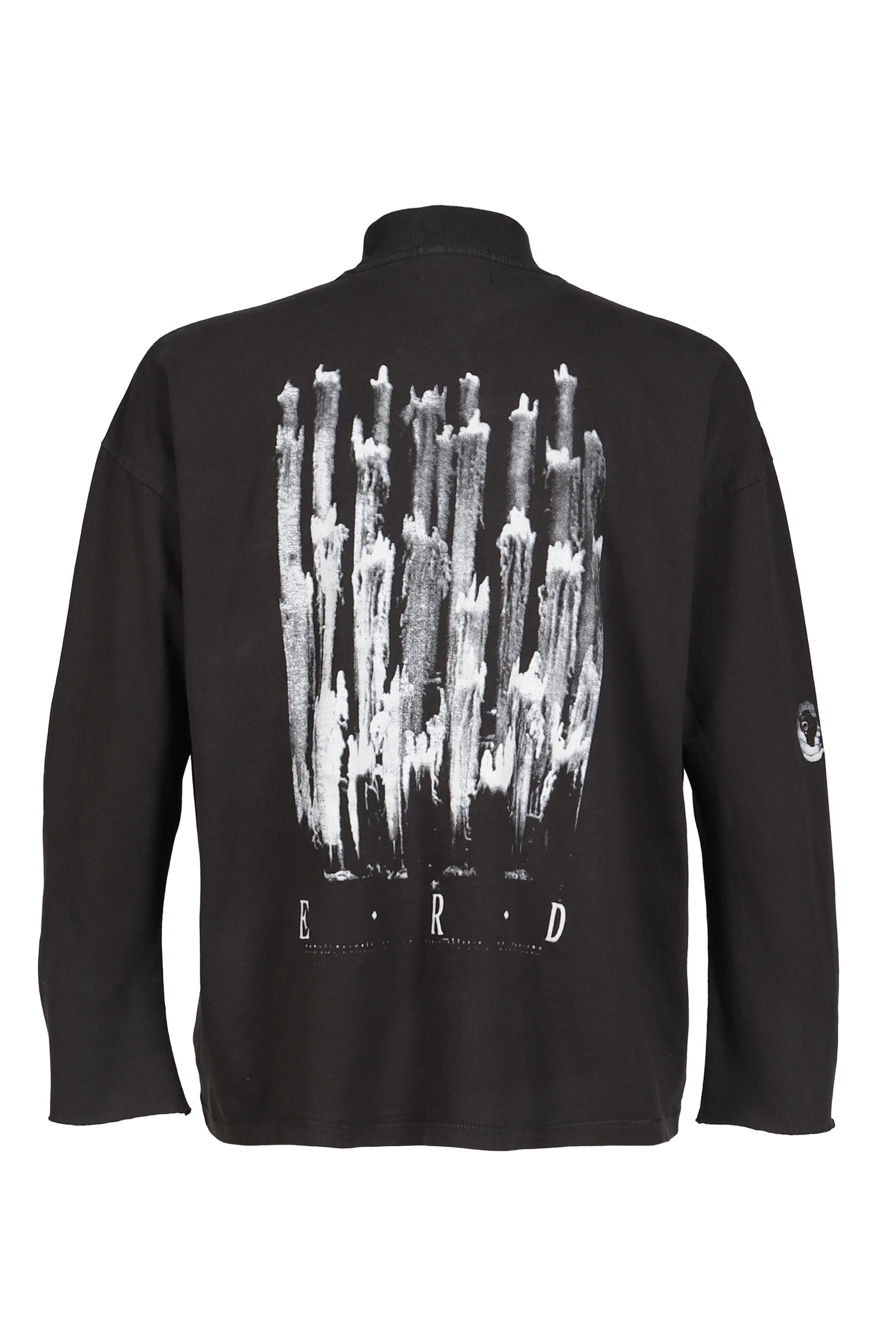 BALLETUE D’UNE MOCK NECK LS T-SHIRT / FADED BLK