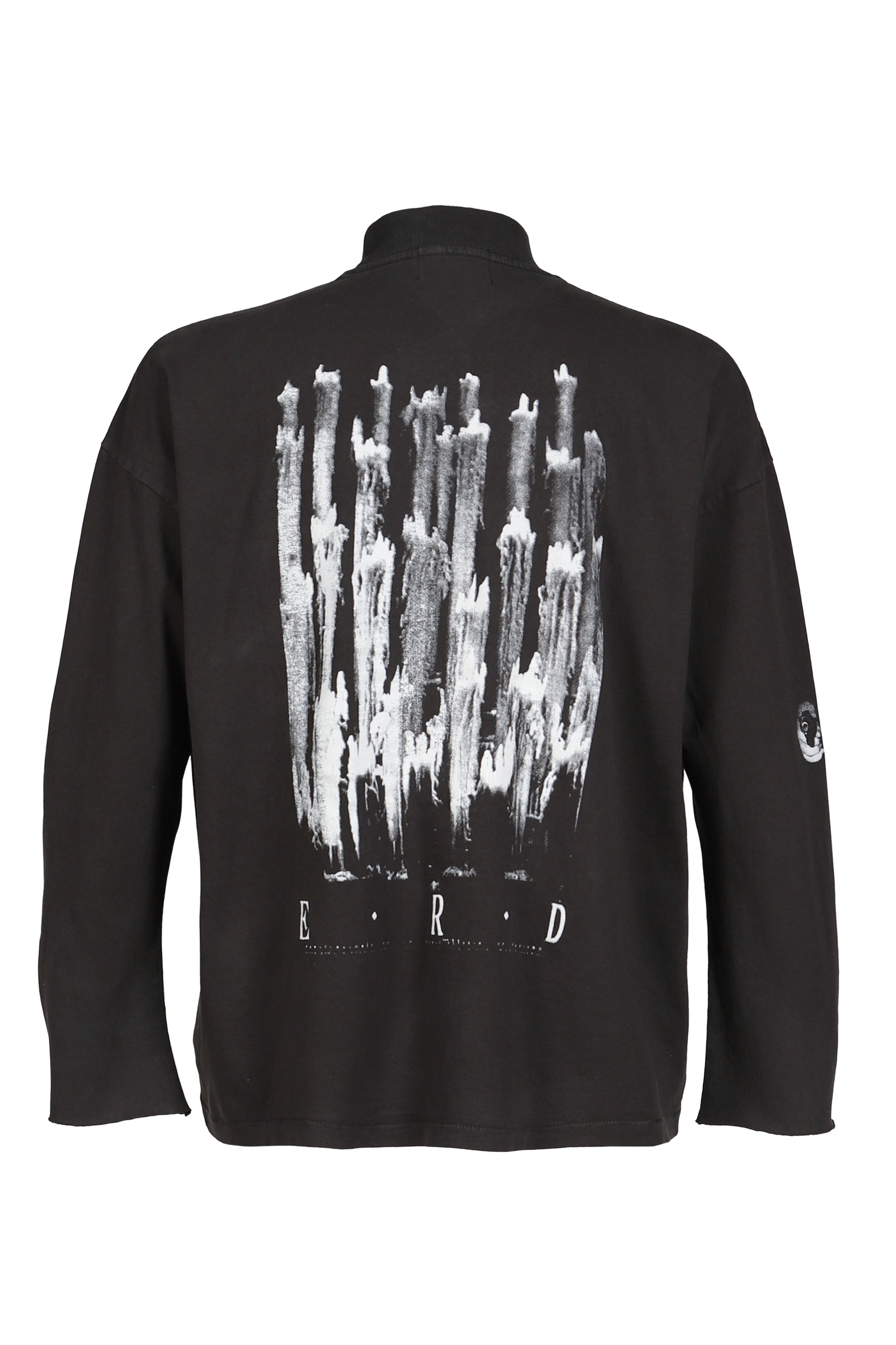 BALLETUE D’UNE MOCK NECK LS T-SHIRT / FADED BLK