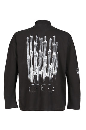 BALLETUE D’UNE MOCK NECK LS T-SHIRT / FADED BLK