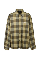 OS HEAVY FLANNEL SHIRT / DEEP OLV