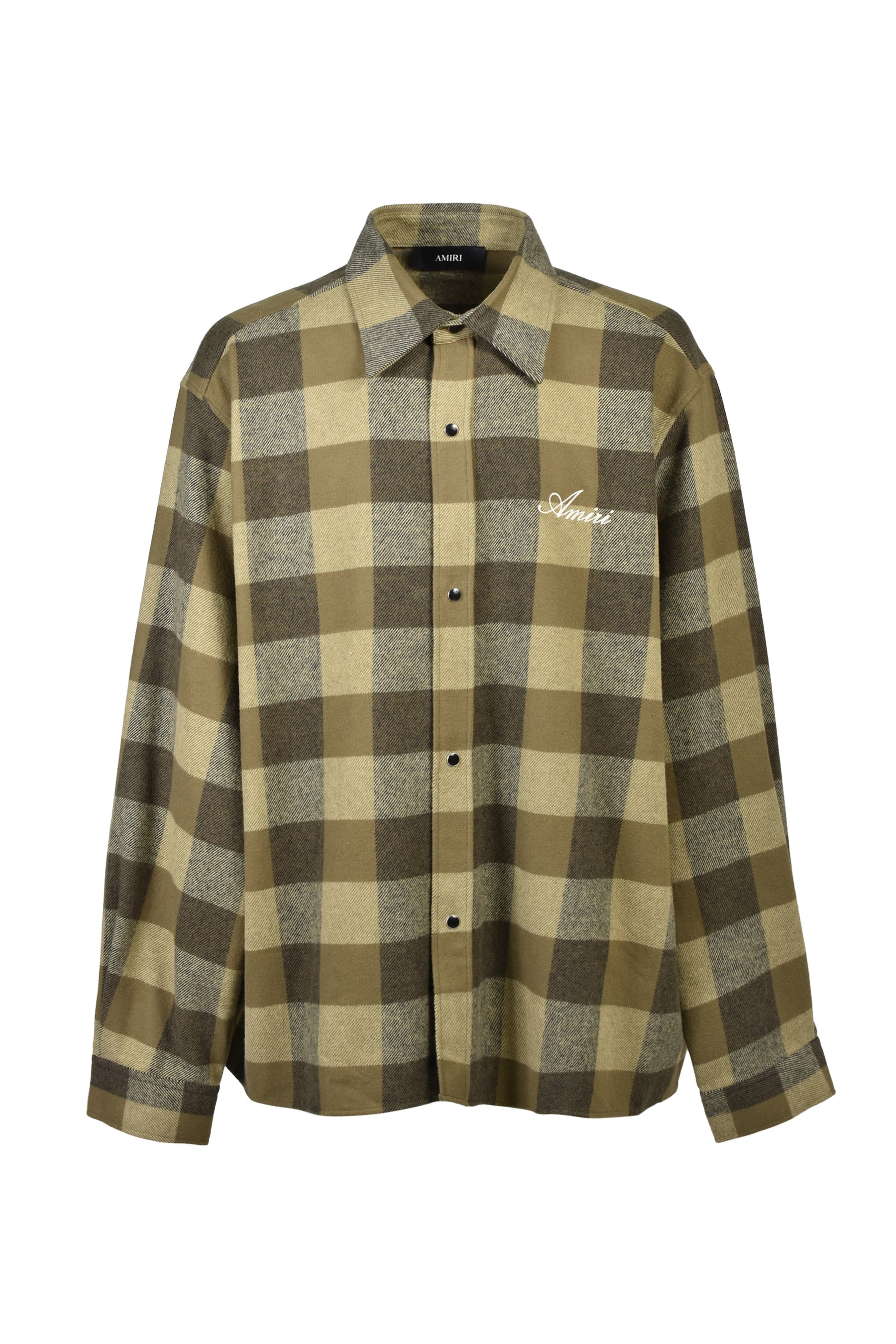 OS HEAVY FLANNEL SHIRT / DEEP OLV