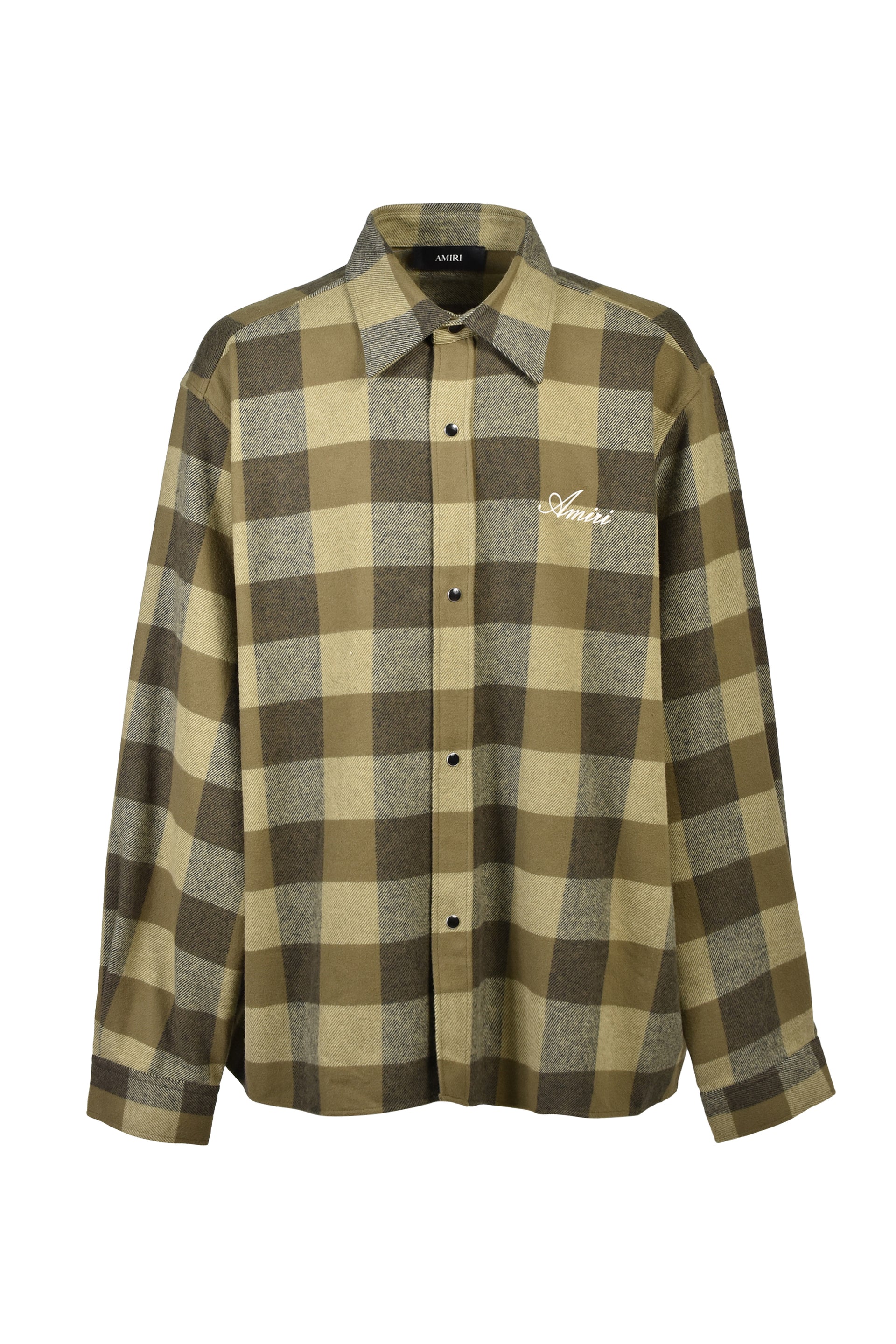 OS HEAVY FLANNEL SHIRT / DEEP OLV