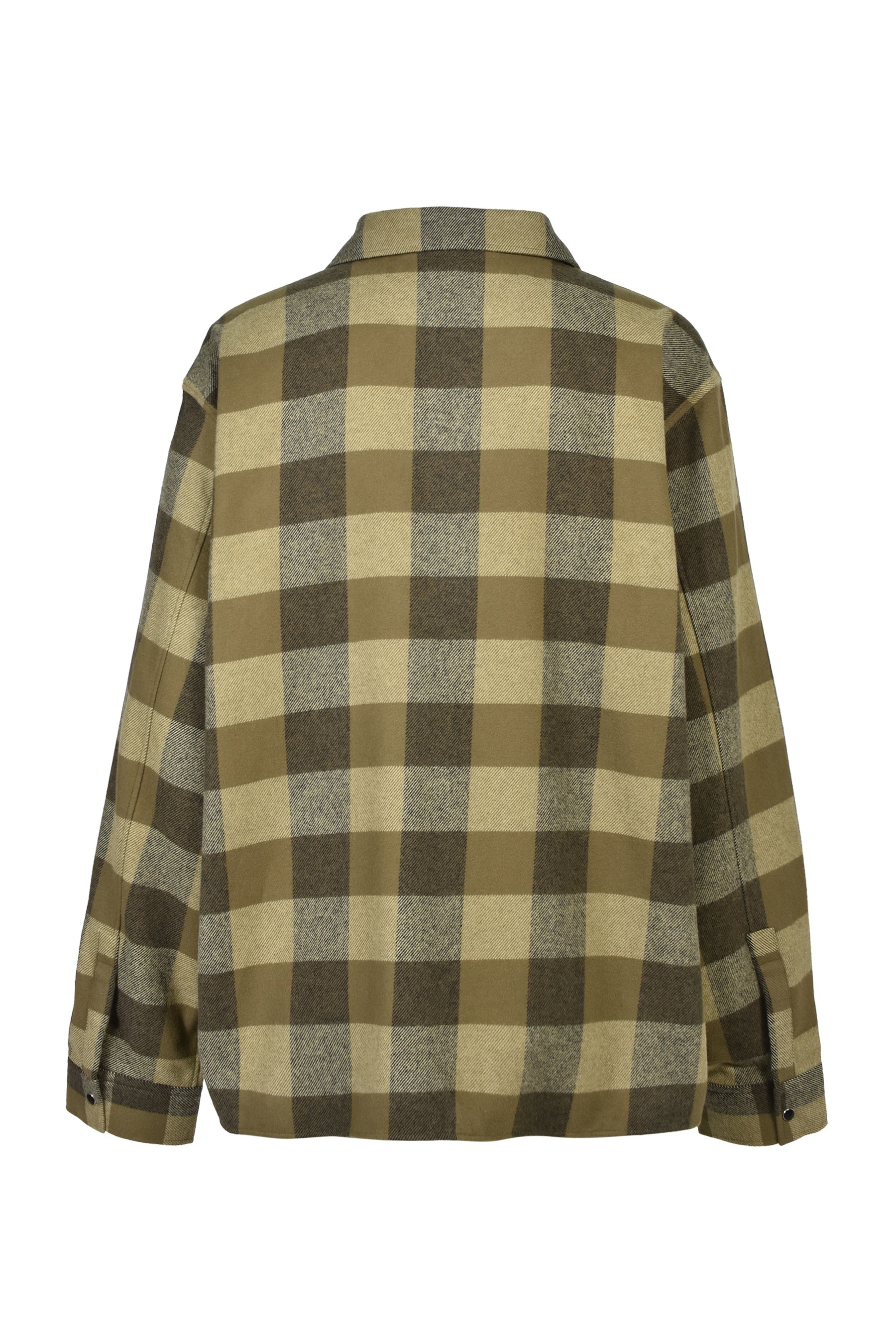 OS HEAVY FLANNEL SHIRT / DEEP OLV