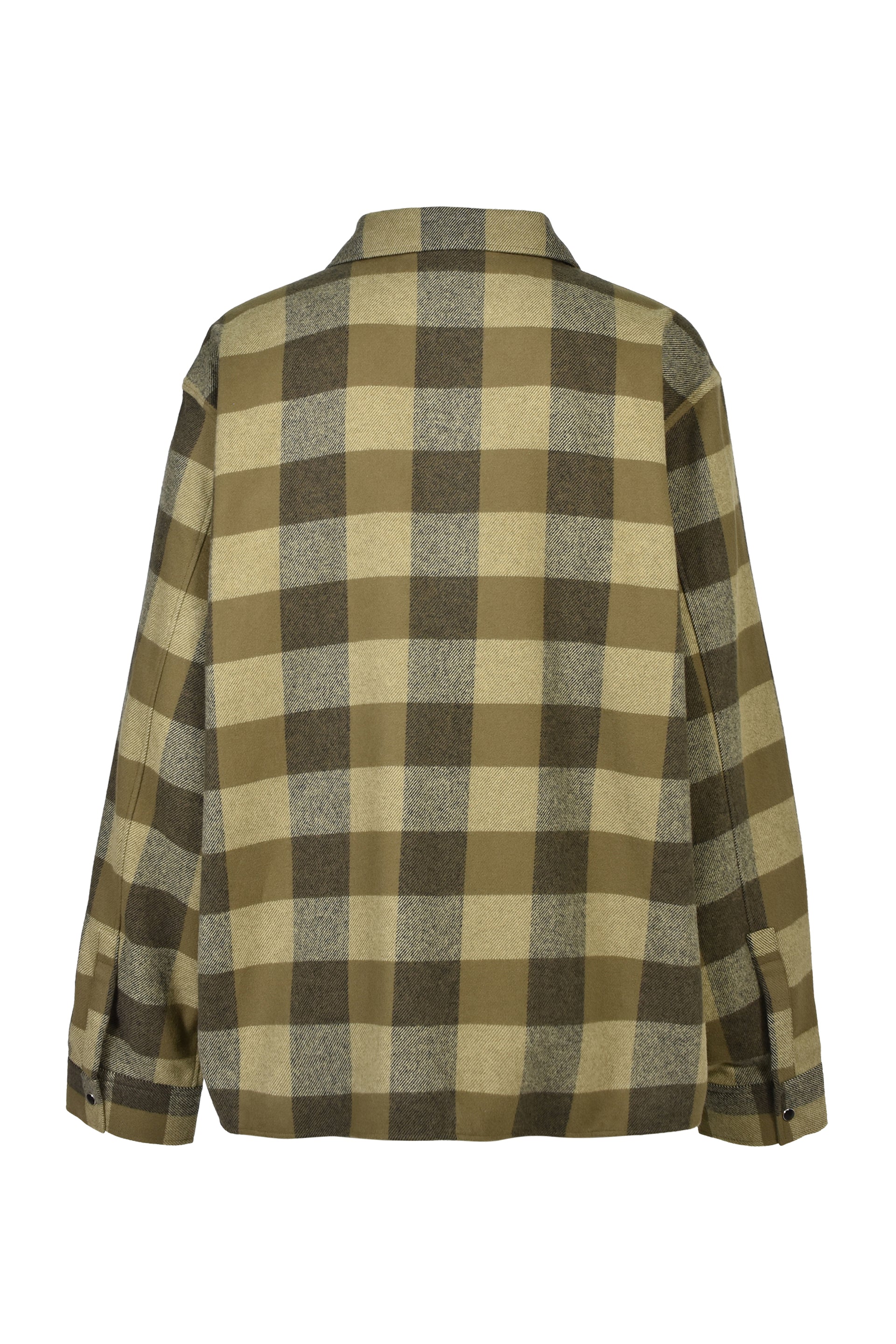 OS HEAVY FLANNEL SHIRT / DEEP OLV