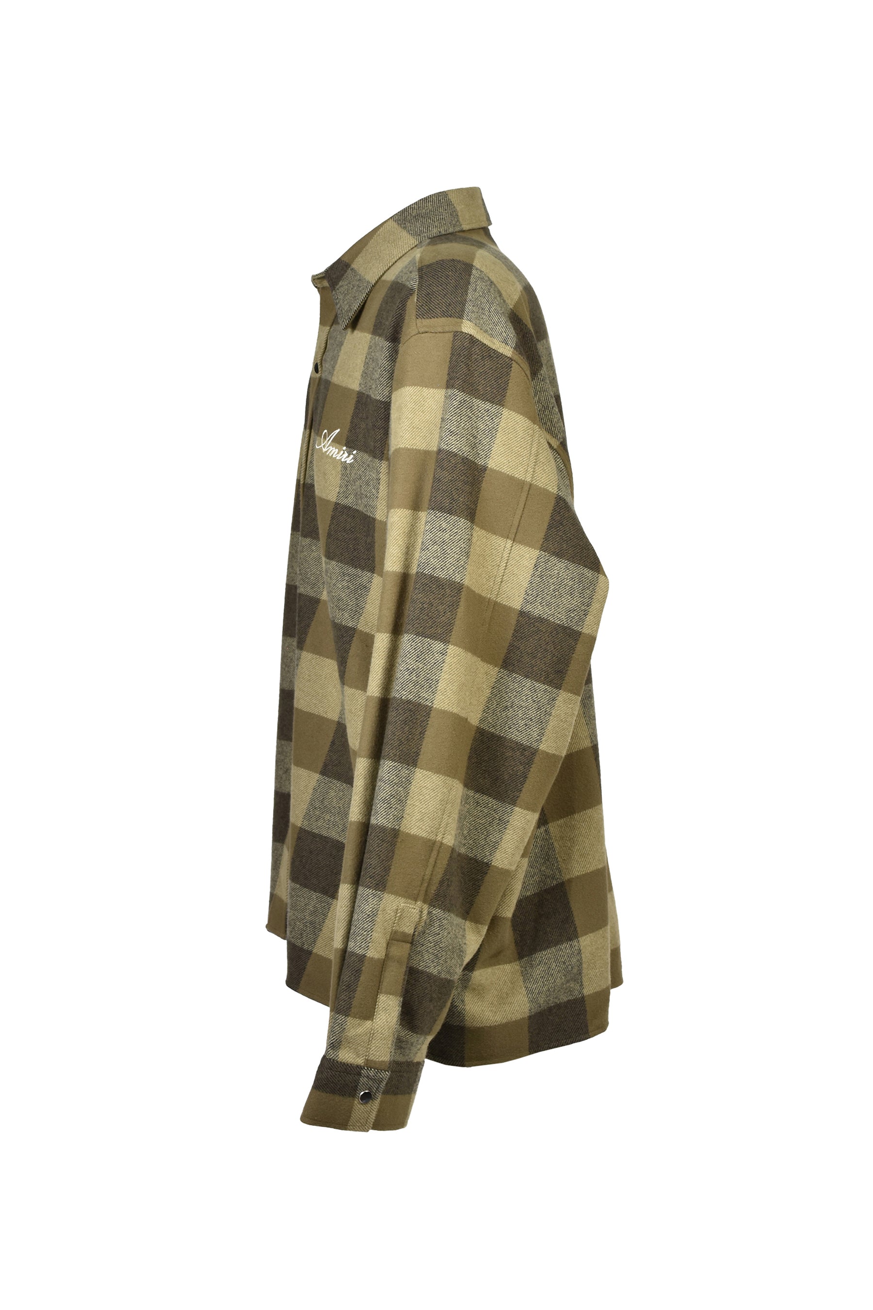 OS HEAVY FLANNEL SHIRT / DEEP OLV