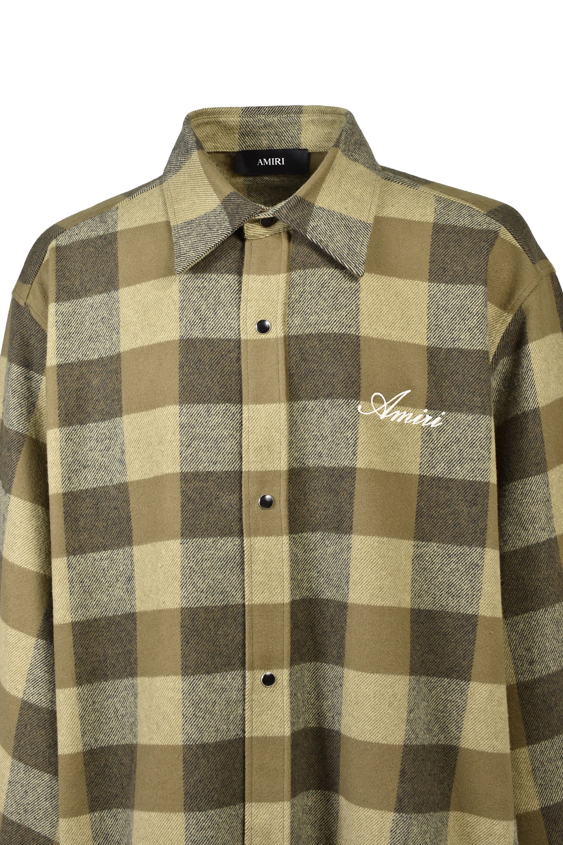 OS HEAVY FLANNEL SHIRT / DEEP OLV