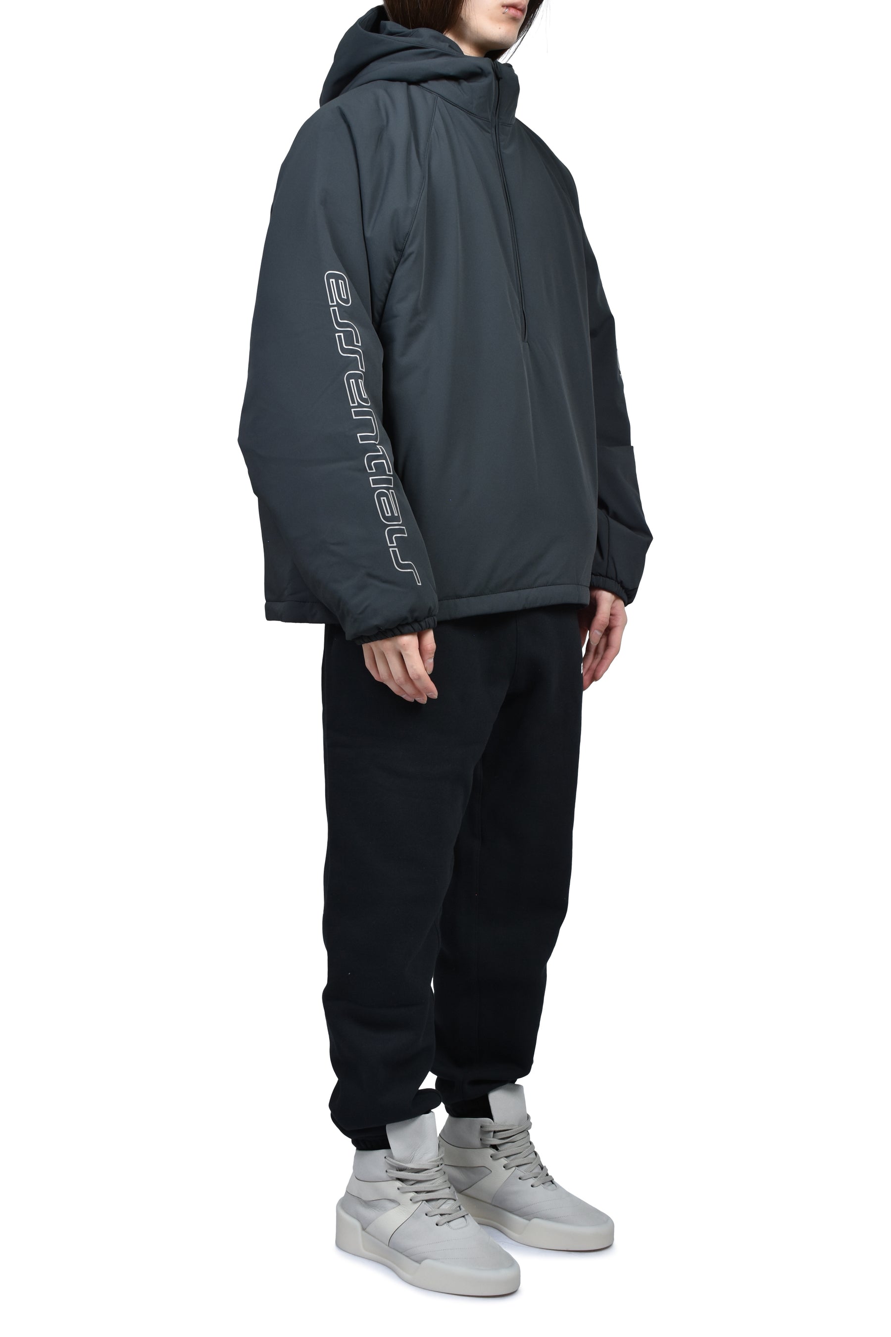HALF ZIP ANORAK / VTG BLK