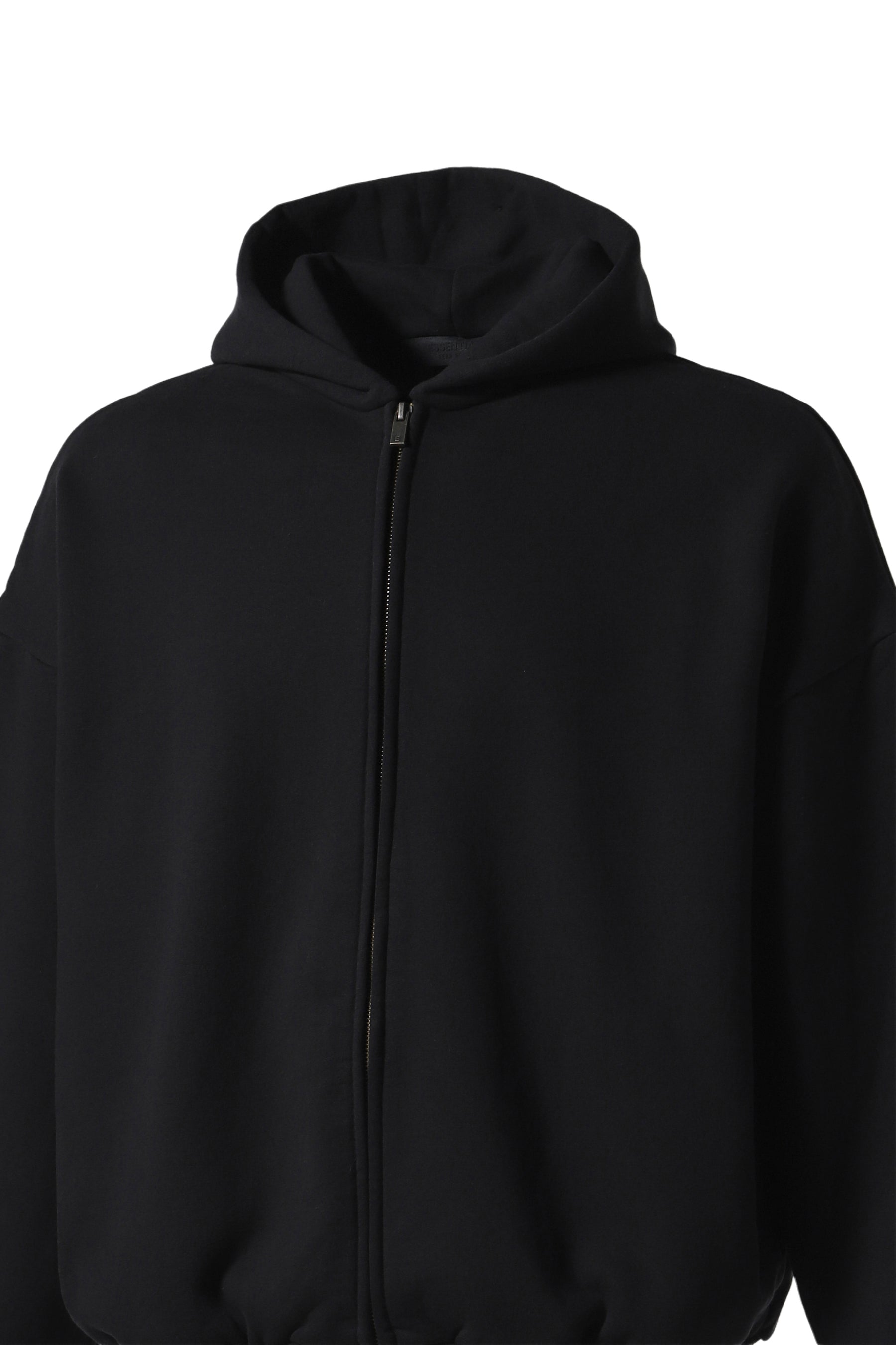 HEAVY FLEECE FULLZIP HOODIE / BLK