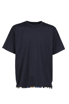 HAWAIIAN OUTDOOR PIPING T-SHIRT / NVY