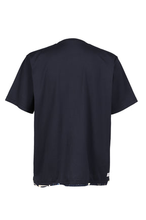 HAWAIIAN OUTDOOR PIPING T-SHIRT / NVY