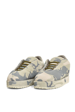 LACE UP PRINT - NUVOLA MERCURY NABUK / CAMO